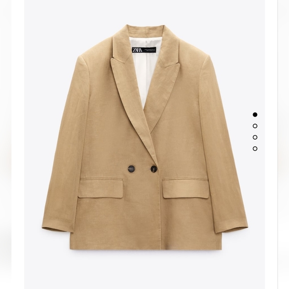 Zara Jackets & Coats Zara Linen Blazer Poshmark